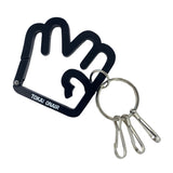 ピースの二乗のあいつカラビナキーホルダー