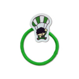 アクリルチャーム付きヘアゴム