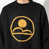 【BARK AT THE MOON】BM Logo-Knit
