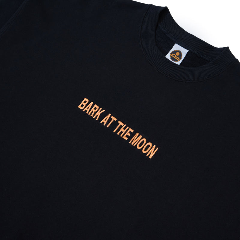【BARK AT THE MOON】Embroidery-sweat-shirts