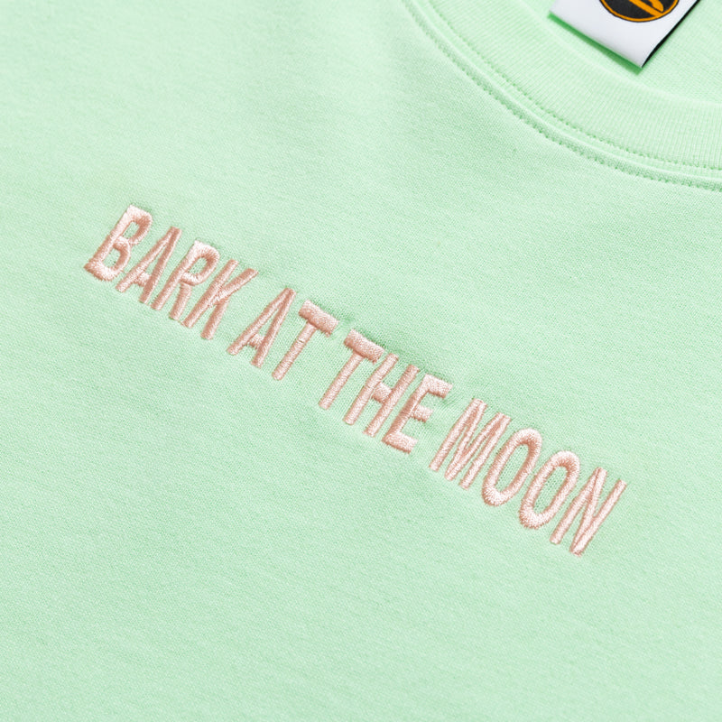 【BARK AT THE MOON】Embroidery tee